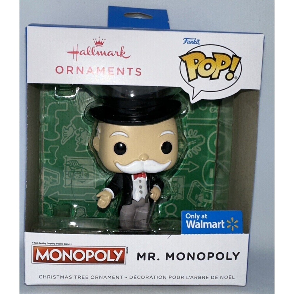 Hallmark Ornaments Funko Pop! Mr. Monopoly 2022 Walmart Exclusive
